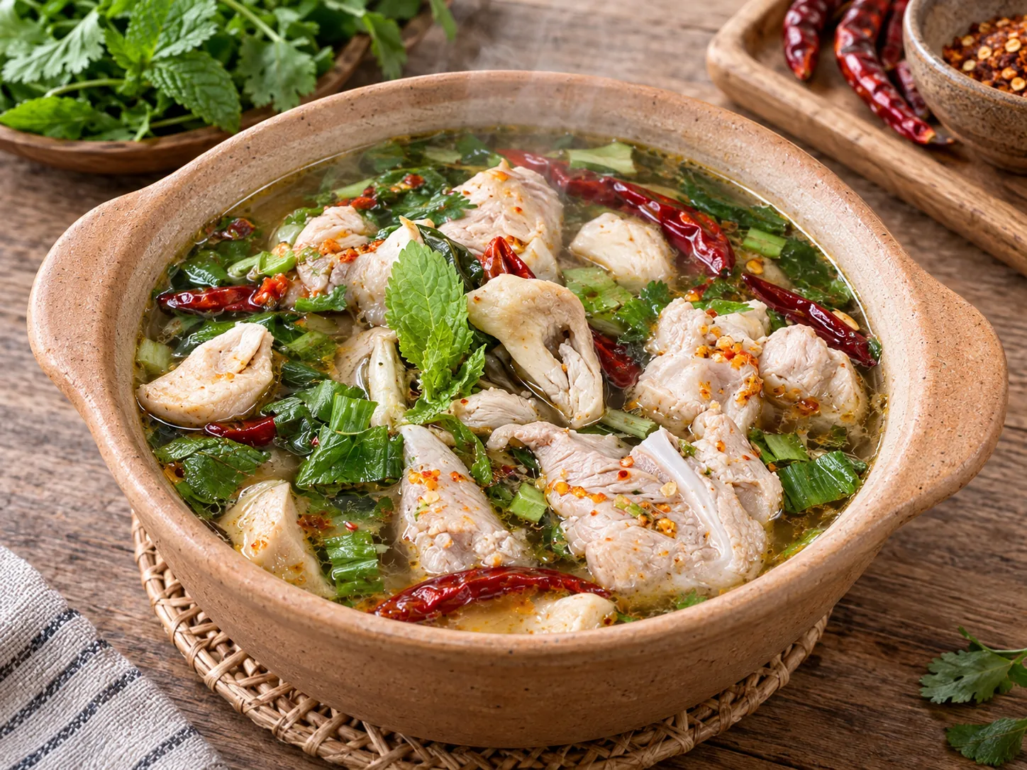 Tom Saep, hot-and-sour Isan pork soup