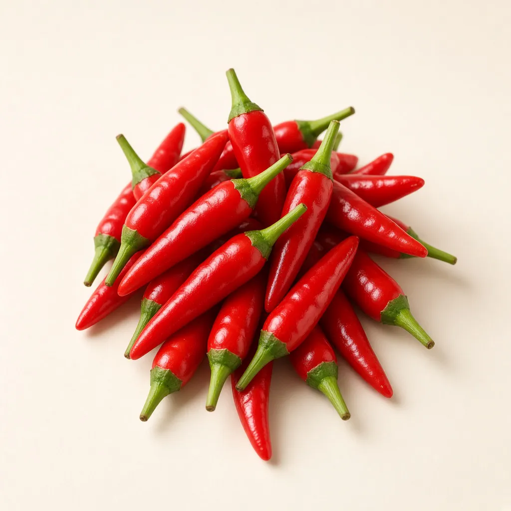 Fresh red Thai chillies