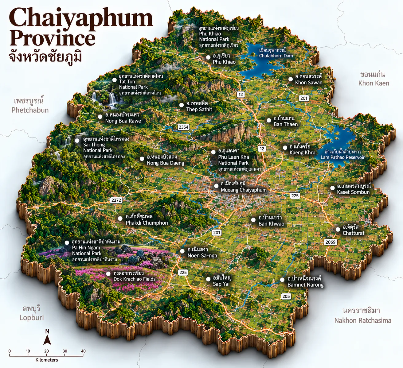 Chaiyaphum landscape