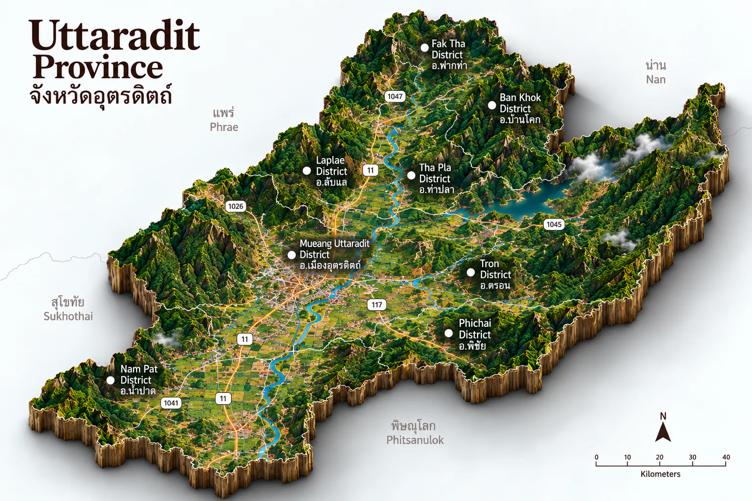 Uttaradit landscape