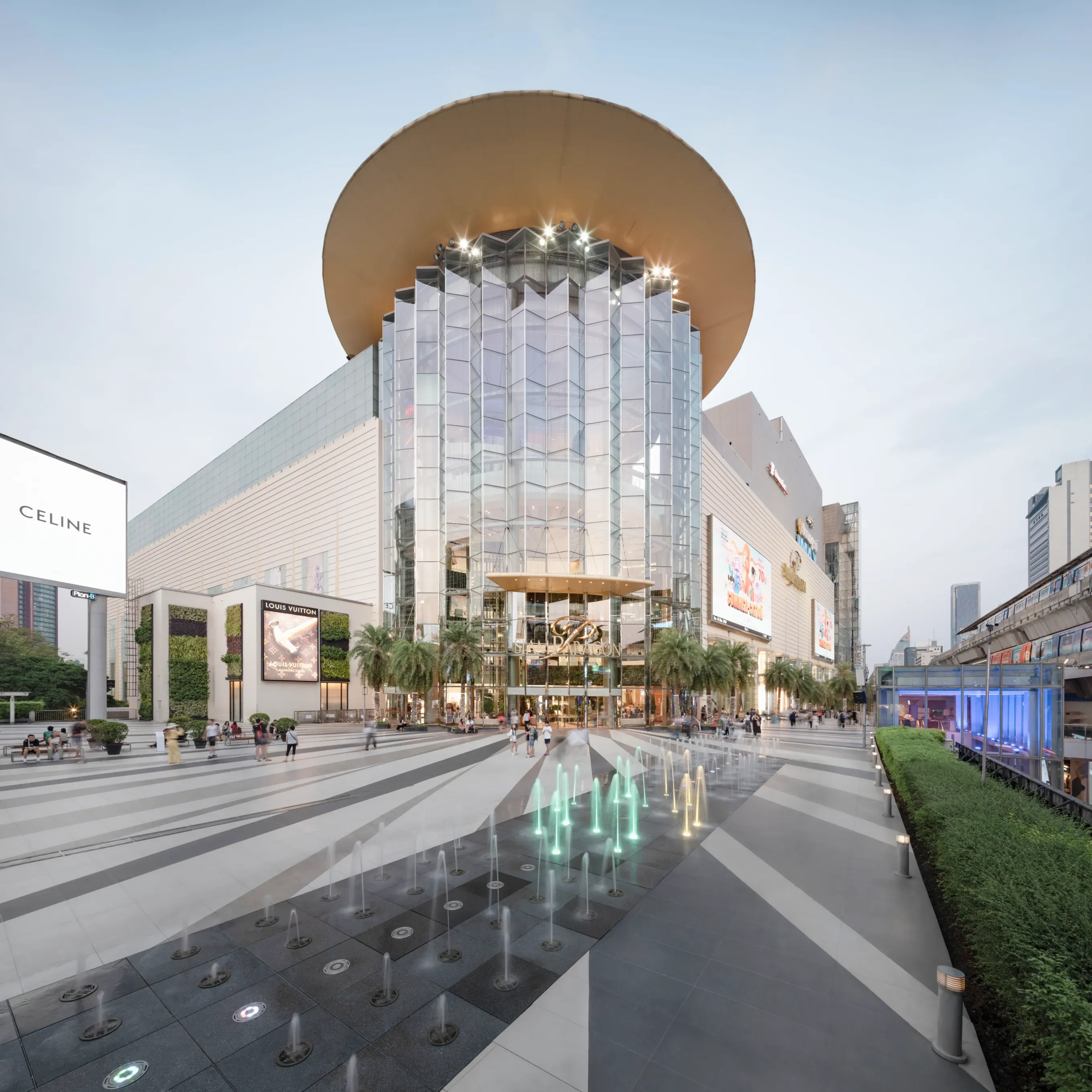 Siam Paragon shopping mall in the Siam District of Bangkok