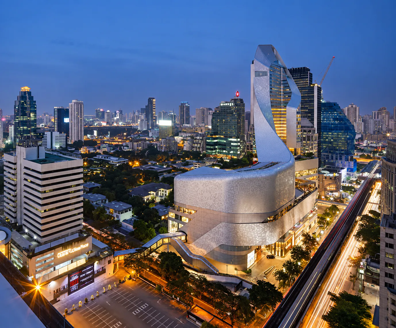 Central Embassy luxury shopping mall in Bangkok