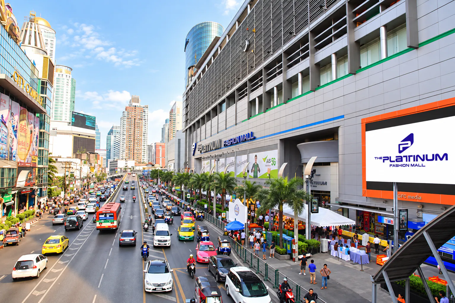Platinum Fashion Mall wholesale fashion hub in Pratunam Bangkok