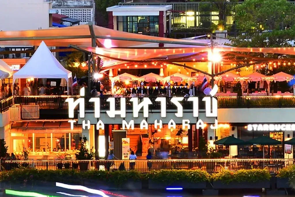 Tha Maharaj riverside lifestyle pier in Phra Nakhon Bangkok
